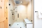 The home features 2 steam showers - perfect for refreshing sore muscles